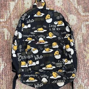 Loungefly Gudetama Lazy Egg Canvas Backpack
